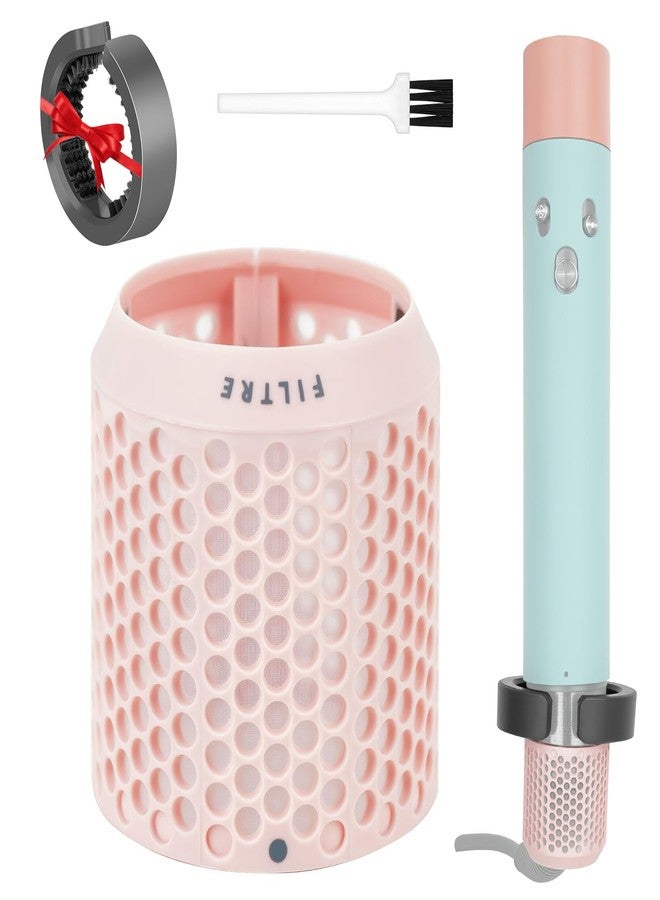 ZEPHBLOW Filter Cage Cover for Dyson Airwrap, Outer Filter Cover Attachment Replacement Compatible with Airwrap Attachment Strainer Replacement, Pink - Image 1